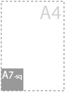 A7-Square<br/><span style='font-size:11px;'>(7,4 * 7,4 cm)</span>